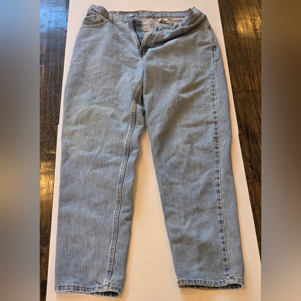Vintage Levis Men’s 33x34 Light Wash Denim 560 Loose Fit Tapered Blue Jeans USA - Picture 2 of 9